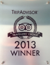 TripAdvisor 2013 Award